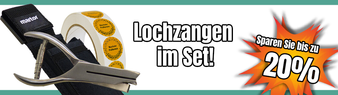 Lochzangen im Set