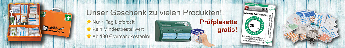 erste hilfe shop Sortiment