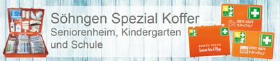 rste-Hilfe-Koffer mit branchenspezifischer Spezialfüllung