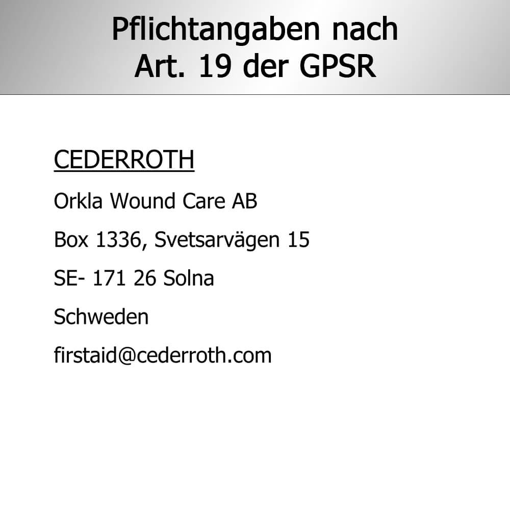 Cederroth Augendusche 2 X 0,5 Liter – Für Erste Hilfe, Labor Und Werkstatt Bei Augenreizungen