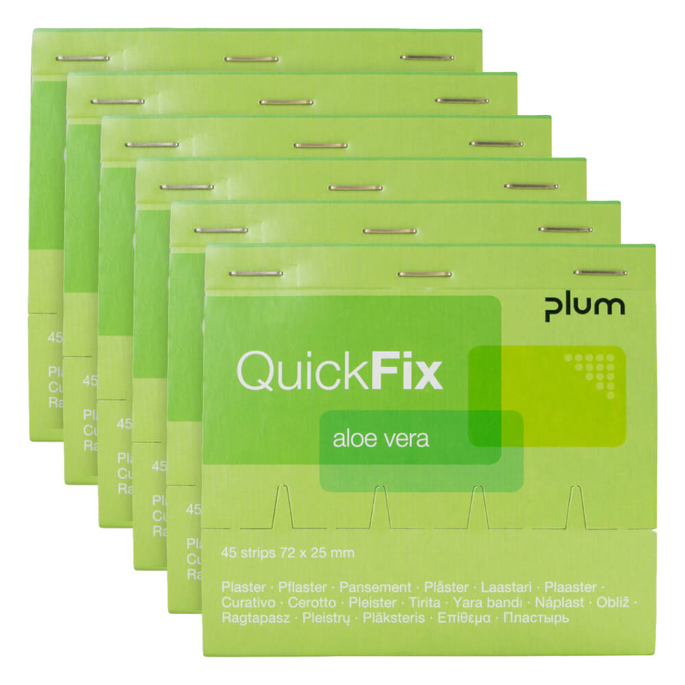 PLUM Fllung Pflasterstrips Aloe Vera, Plasterspender QuickFix, 270 Stck