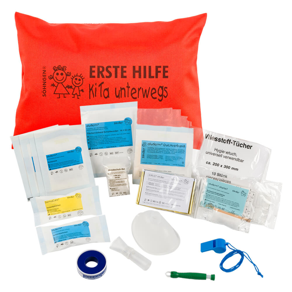 2 Erste-Hilfe Taschen - Mini Medizin Organizer | Wasserdicht Nylon | Für Auto & Reise