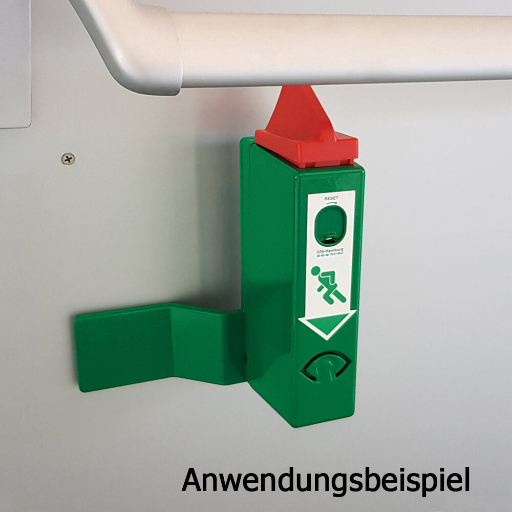 AlertLatch Türwächter Basic - Sicherheitssystem Für Notausgänge Ohne Voralarm