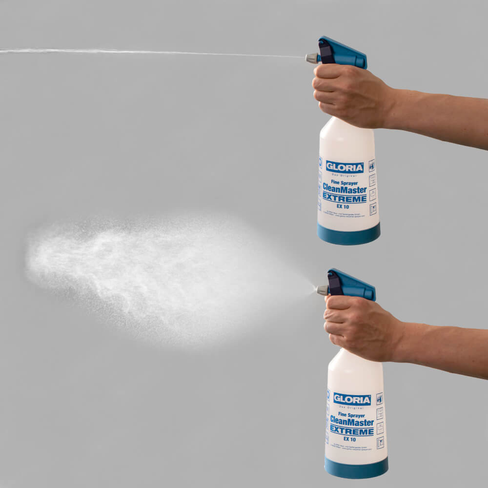 Pulvérisateur à Pression GLORIA CleanMaster 1L - Pour Produits Agressifs PH 5-10 - Joints Viton+