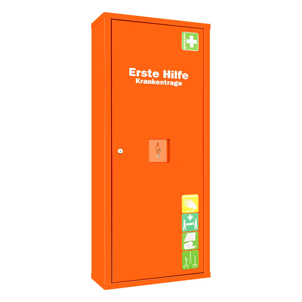 SÖHNGEN Anbauschrank SAFE für Erste-Hilfe-Material, orange, 49 x 20 x 112 cm