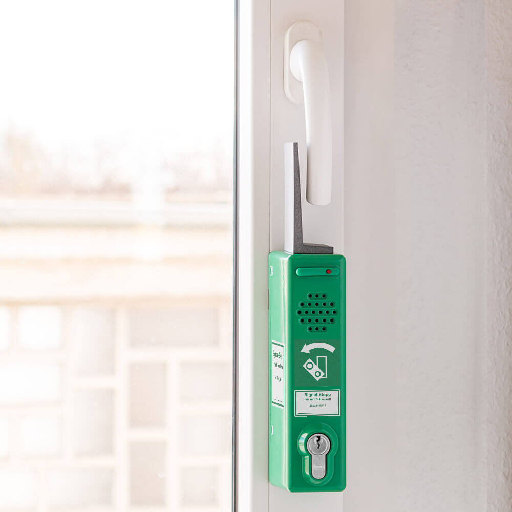 Produktbild von TMS PRO SHOP Türwächter 3er Pack – Gleichschließend, 80/105 DB Alarm, Für Paniktreibriegel, Notausgangssicherung