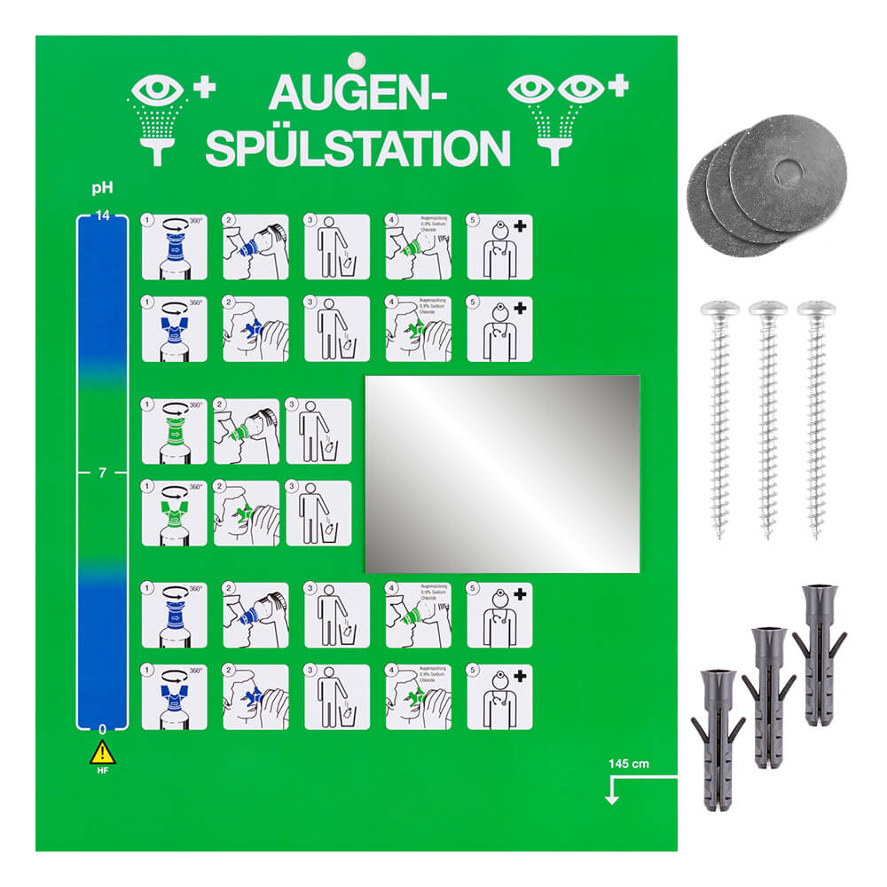 Augenspülstation PLUM iBox2, 2x NaCl à 500ml | -CH
