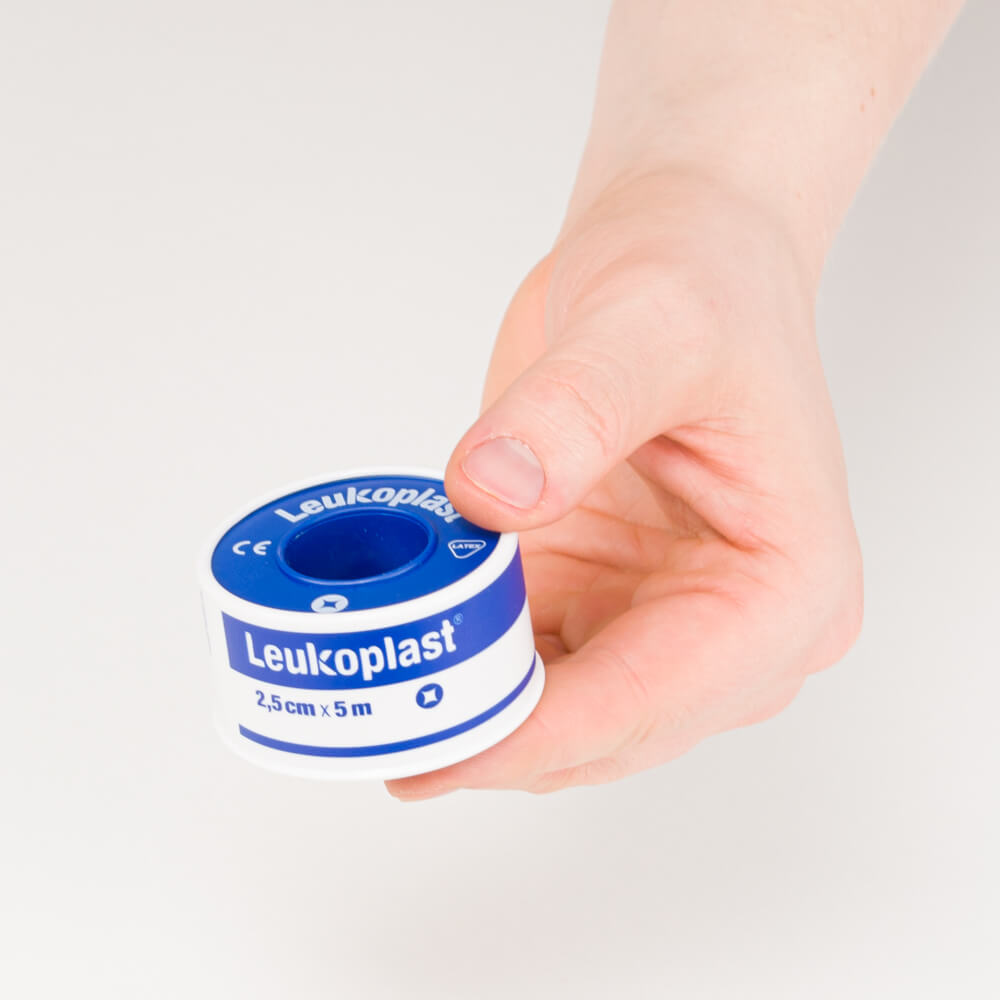 Leukoplast Fixierpflaster, 2,5 cm x m, 12 Rollen/VE, wasserfest