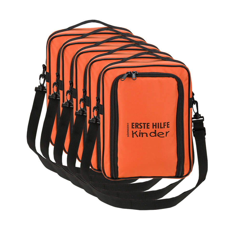 BIGPACK 5 x SÖHNGEN Erste-Hilfe-Tasche SCOUT KiTa großer Wandertag, mit Inhalt