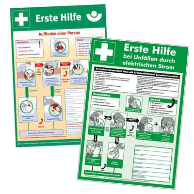 Notfallaushänge