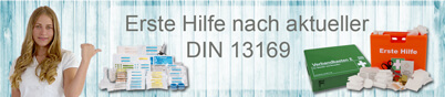 Erste Hilfe gemäß der Norm DIN 13169