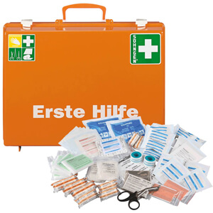 small soehngen erste hilfe koffer din 13169 leer oder grosse fuellung front
