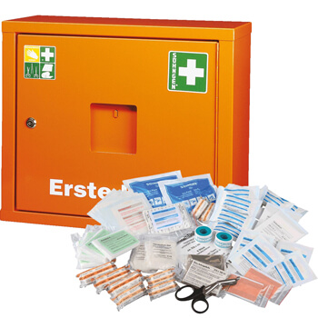 soehngen sanitaetswandschrank juniorsafe weiss und orange front orange