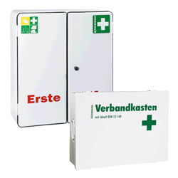 Erste Hilfe Ausrüstung für den Betrieb