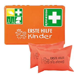 Erste-Hilfe To-Go Set für Kindergärten, inkl. Erste-Hilfe Koffer DIN 13157 Erste-Hilfe To-Go Set für Kindergärten, inkl. Erste-Hilfe Koffer DIN 13157