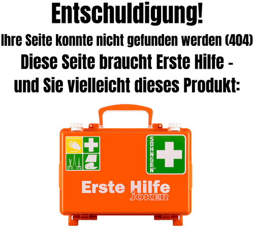 Erstehilfeshop - Entschuldigung! Ihre Seite konnte nicht gefunden werden.