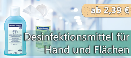 Desinfektionsmittel für Hand und Flächen