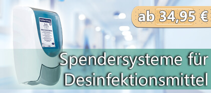 Spendersysteme für Desinfektionsmittel