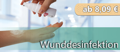 Wunden desinfizieren und reinigen