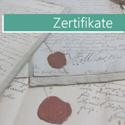 Zertifikate