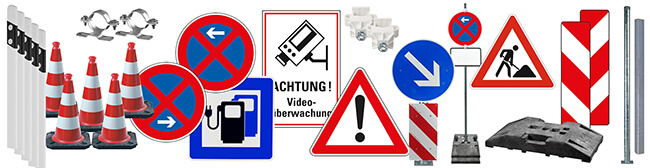 Verkehrsschilder Discounter Artikel Auswahl
